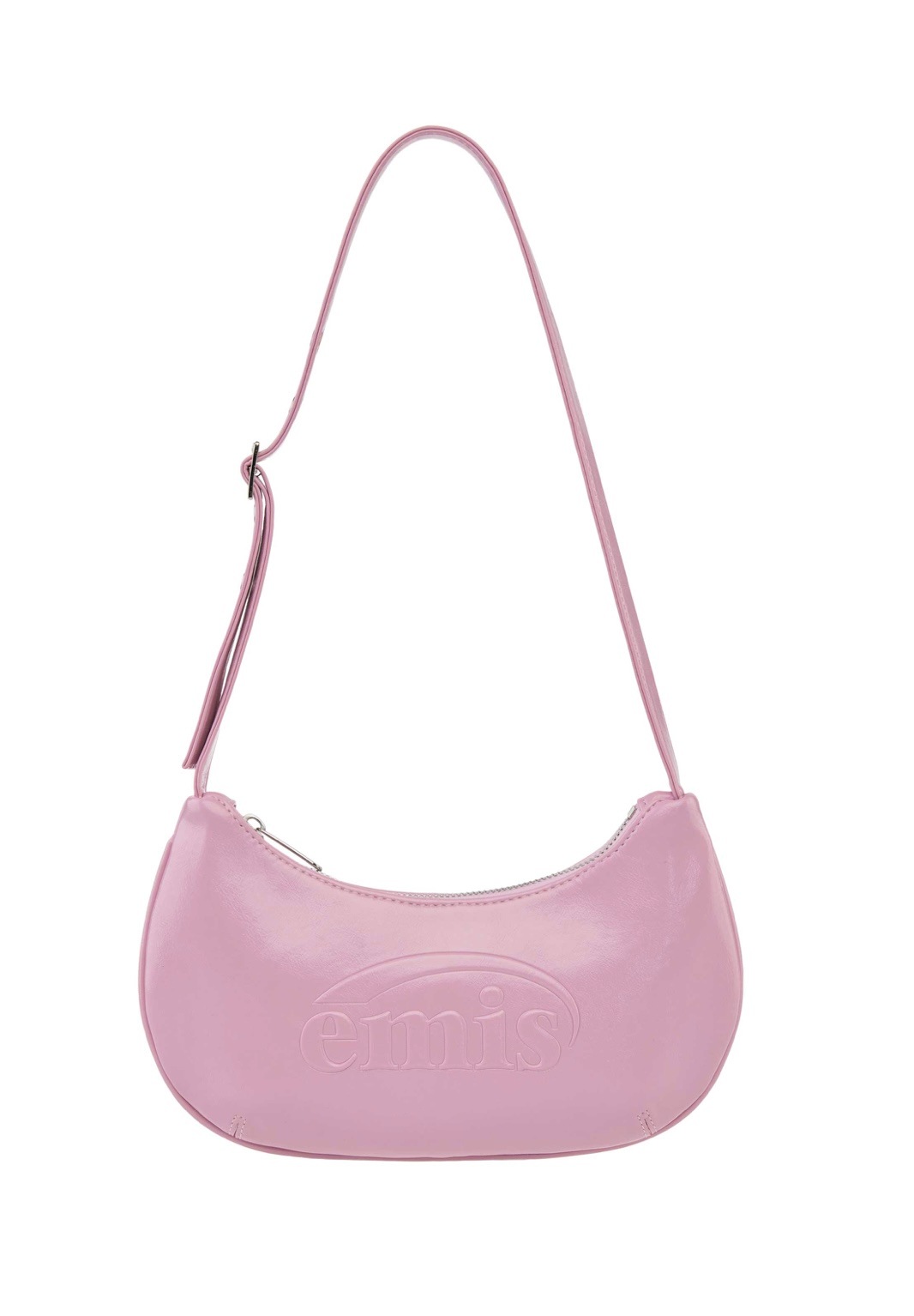 emis)EMBOSSED MINI BAGエンボス付きミニバッグ ビーガン レザー ミニバッグ