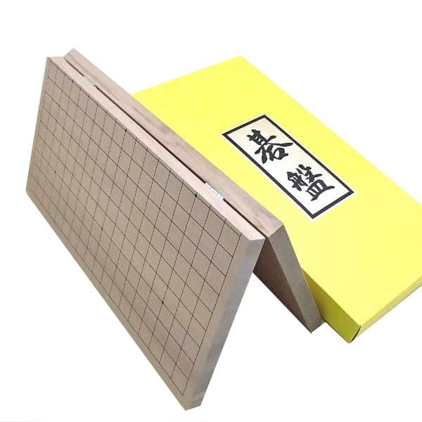 囲碁盤セット　囲碁入門から有段まで　新桂７号折碁盤新生梅とP碁笥黒大