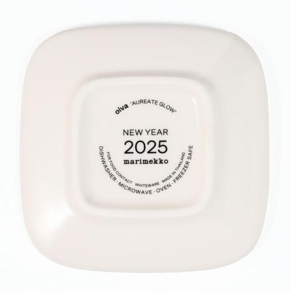 プレート スクエア 10cm×10cm ペア 2個セット NEW YEAR 2025 Aureate Glow レッド ピンク ベージュ 74167 074167 389 北欧食器 北欧デザイン