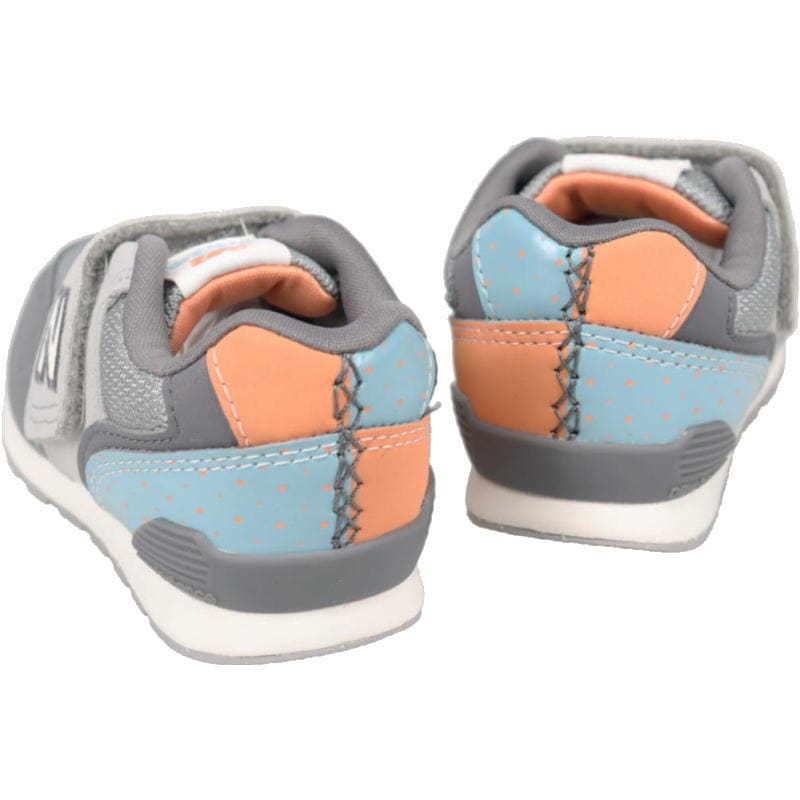 正規品 子供 スニーカー IZ996 PB3 グレー/ブルー 12～16.5cm【GION】