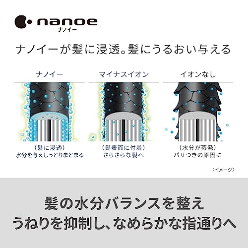 パナソニック ヘアドライヤー ナノケア ナノイー 静電気抑制 ホワイト EH-NA2K-W