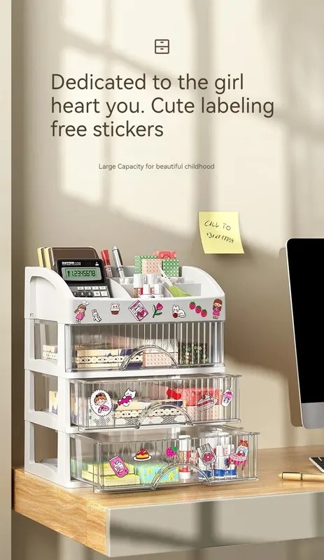 マルチレベルのデスクトップ収納ボックス,ヘアデコレーション引き出し,美容キャビネット,化粧品,ジュエリーボックス,文房具収納,多機能 マルチレベルのデスクトップ収納ボックス,ヘアデコレーション引き出し,美容キャビネット,化粧品,ジュエリーボックス,文房具収納,多機能
