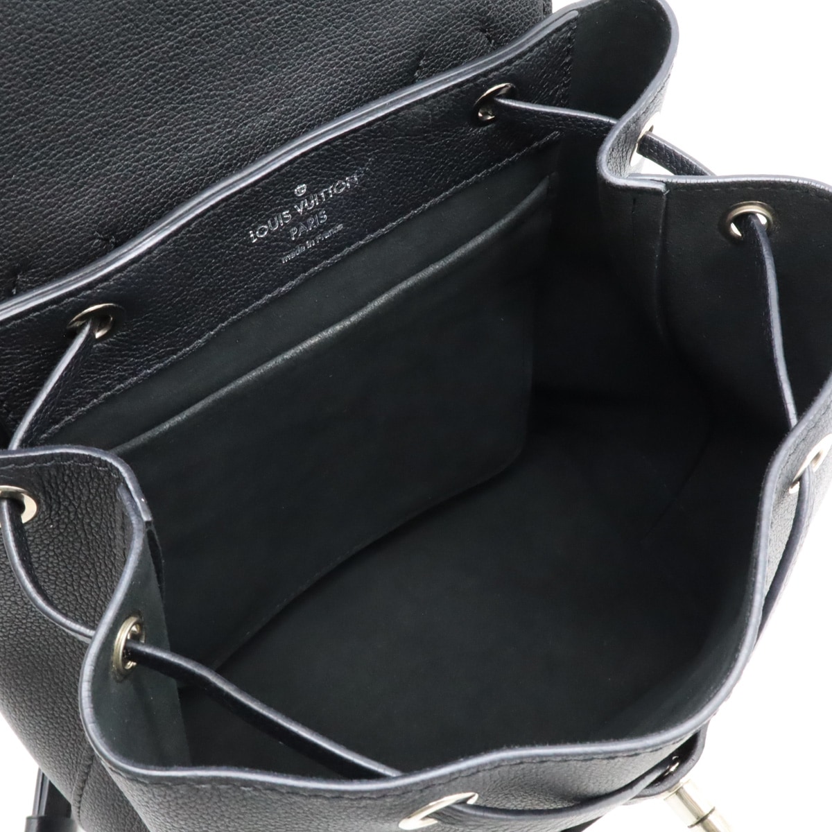 ロックミー バックパック リュックサック カーフレザー ノワール 黒 ブラック シルバー金具 M41815 ロックミー バックパック リュックサック カーフレザー ノワール 黒 ブラック シルバー金具 M41815