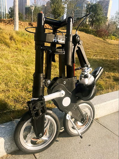 【ほぼ新品】WXQ折りたたみ自転車　A型バイク　10インチ　a-bicycle A-BIKEインチ/10インチ折りたたみ自転車ミニ折りたたみ自転車