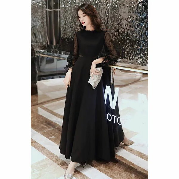 Qoo10] パーティードレス韓国結婚式二次会謝会ロン