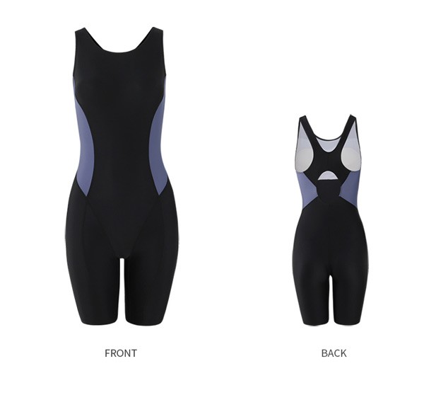 水着 レディース フィットネス水着 オールインワン 大きいサイズ 競泳用 女性 スリムデザイン 練習用 セクシー フィットネス 水着 水泳 体型カバー 吸汗速乾 M L 2L 3L 4L 5L 黒 ブ