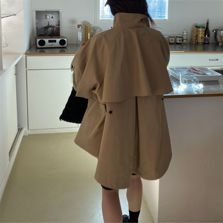 ウインドブレーカー ジャケット レディース 秋 冬 アウター コート 長袖 おしゃれ きれいめ カジュアル 通勤 ビジネス 防寒 羽織り レトロ シック 可愛い 韓国ファッション