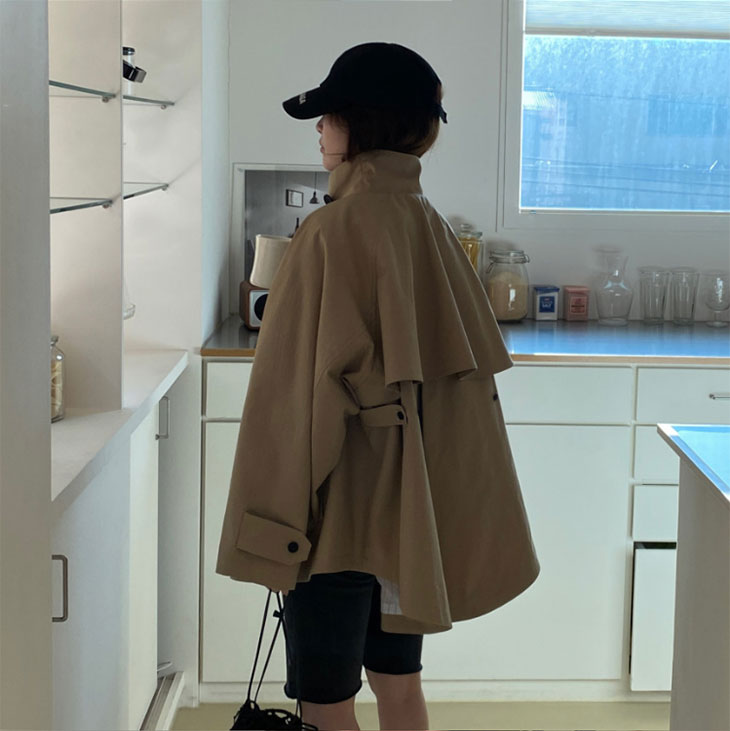 ウインドブレーカー ジャケット レディース 秋 冬 アウター コート 長袖 おしゃれ きれいめ カジュアル 通勤 ビジネス 防寒 羽織り レトロ シック 可愛い 韓国ファッション