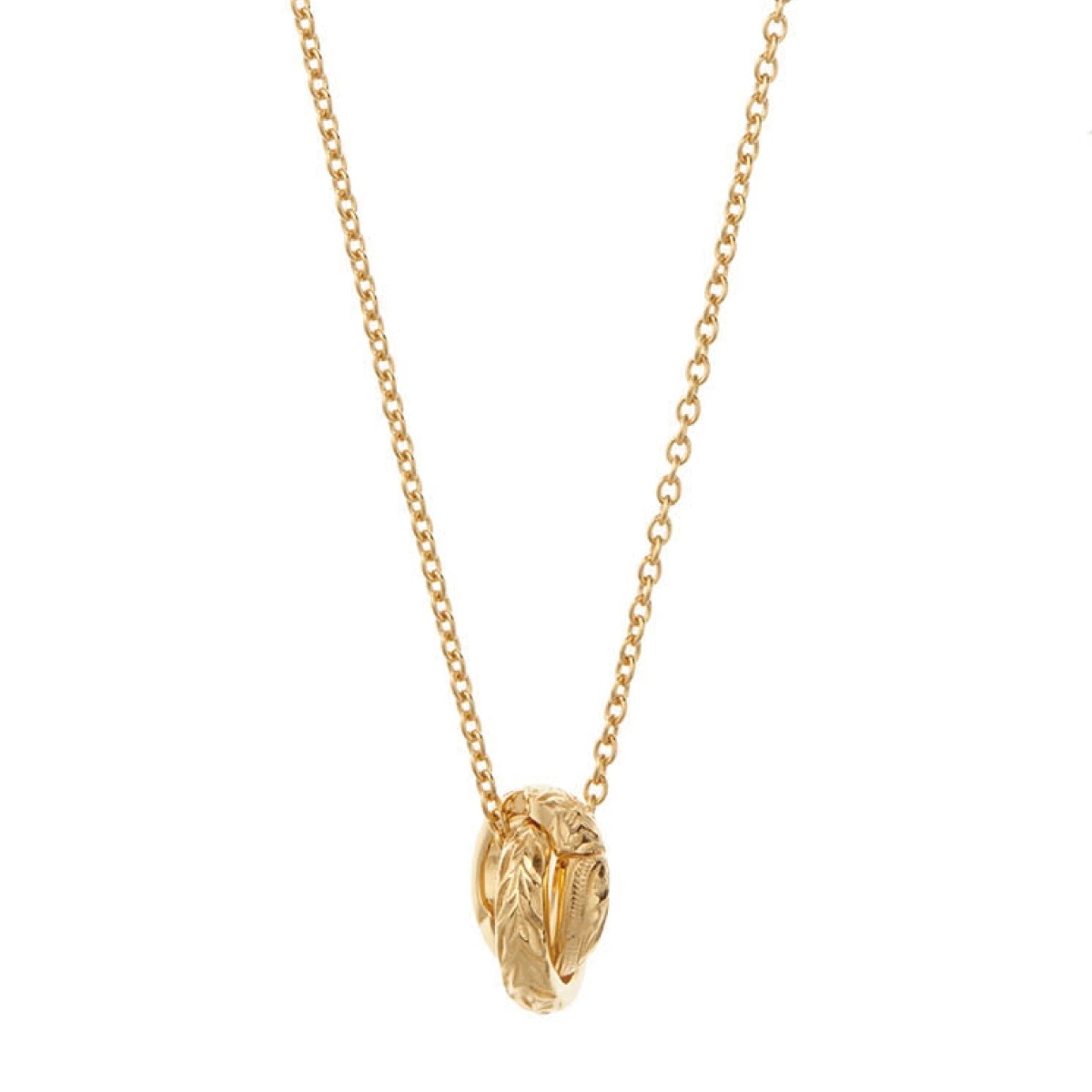 ネックレス レディース メンズ サージカルステンレス製 ハワイアンジュエリー ハワジュ 2連リング ネックレス レディース メンズ サージカルステンレス製 ハワイアンジュエリー ハワジュ 2連リング