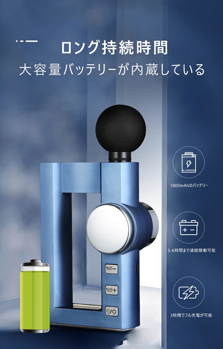 筋膜リリース マッサージ器 ボディケア 軽量 小型 全身ケア プレゼント ギフト プレゼント ボディケア パワフル 3段階温熱調節 持ち運びにも便利 筋膜ガン エクササイズ マッサージガン 男性 女