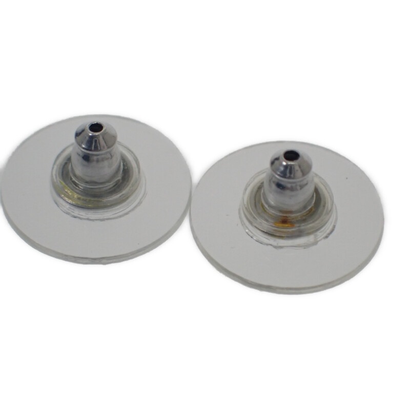 ラウンドココマーク ツートン バイカラー 17P刻印 ピアス ブラック レディース 美品 ギフト【ABランク】 ラウンドココマーク ツートン バイカラー 17P刻印 ピアス ブラック レディース 美品 ギフト【ABランク】