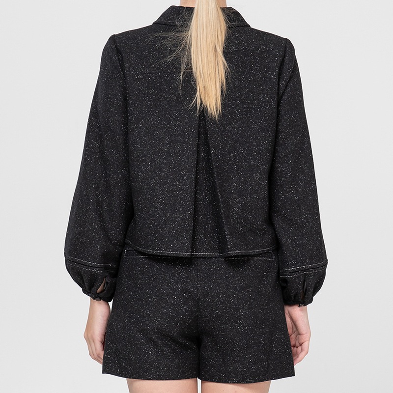 Cropped Wool Jacket