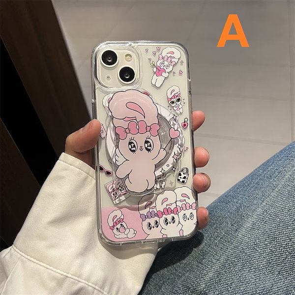 エスターバニー うさぎ スマホケース iPhone16ケース ピンク 兎