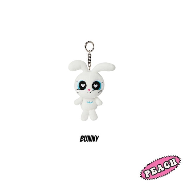 NEWJEANS LINE FRIENDS パワパフ キーリング　バニー 新品未開封 NewJeans popup パワパフ バッグチャーム バニー
