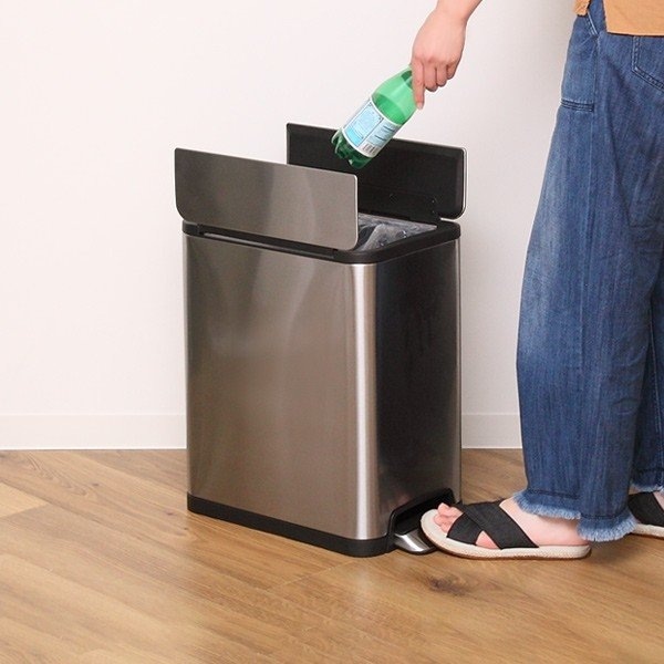 ゴミ箱 20L JAVA YUEYA ステンレス ペダル ウイングオープン ごみ箱 20リットル ジャバ ユエヤシリーズ 幅25.5 スリム ふた付き ペダル式 踏みふた 角型 袋 見えない ゴミ箱 20L JAVA YUEYA ステンレス ペダル ウイングオープン ごみ箱 20リットル ジャバ ユエヤシリーズ 幅25.5 スリム ふた付き ペダル式 踏みふた 角型 袋 見えない