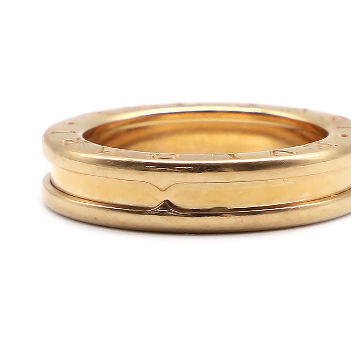 ブルガリ BVLGARI リング 指輪 ビーゼロワン B-zero1 XS リング K18PG ピンクゴールド #51(JP11) 750 ピンクゴールド 11号 【箱】【中古】