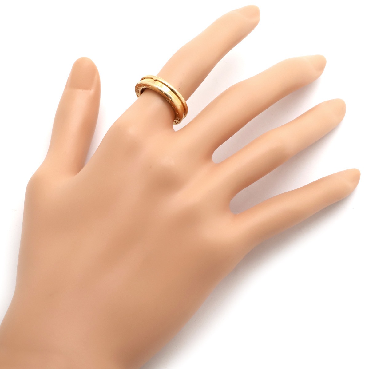 ブルガリ BVLGARI リング 指輪 ビーゼロワン B-zero1 XS リング K18PG ピンクゴールド #51(JP11) 750 ピンクゴールド 11号 【箱】【中古】