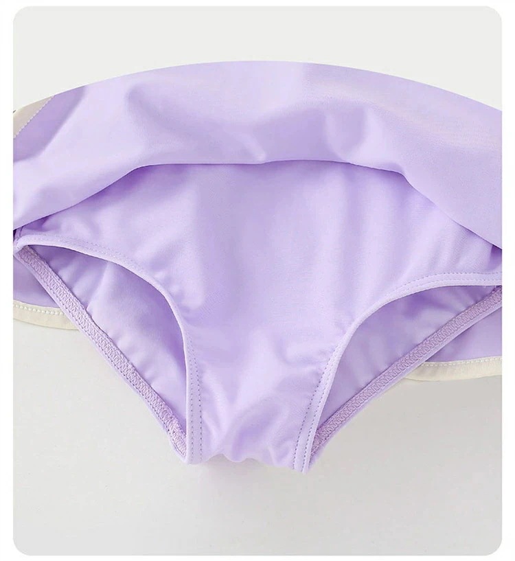 女の子 水着 ワンピース キッズ キャンプ付き みずぎ オールインワン 子ども 水着 ガールズ 水着 ワンピース 子ども ワンピース 子供 水着 可愛い プール 水着 スイムウェア 90cm 1