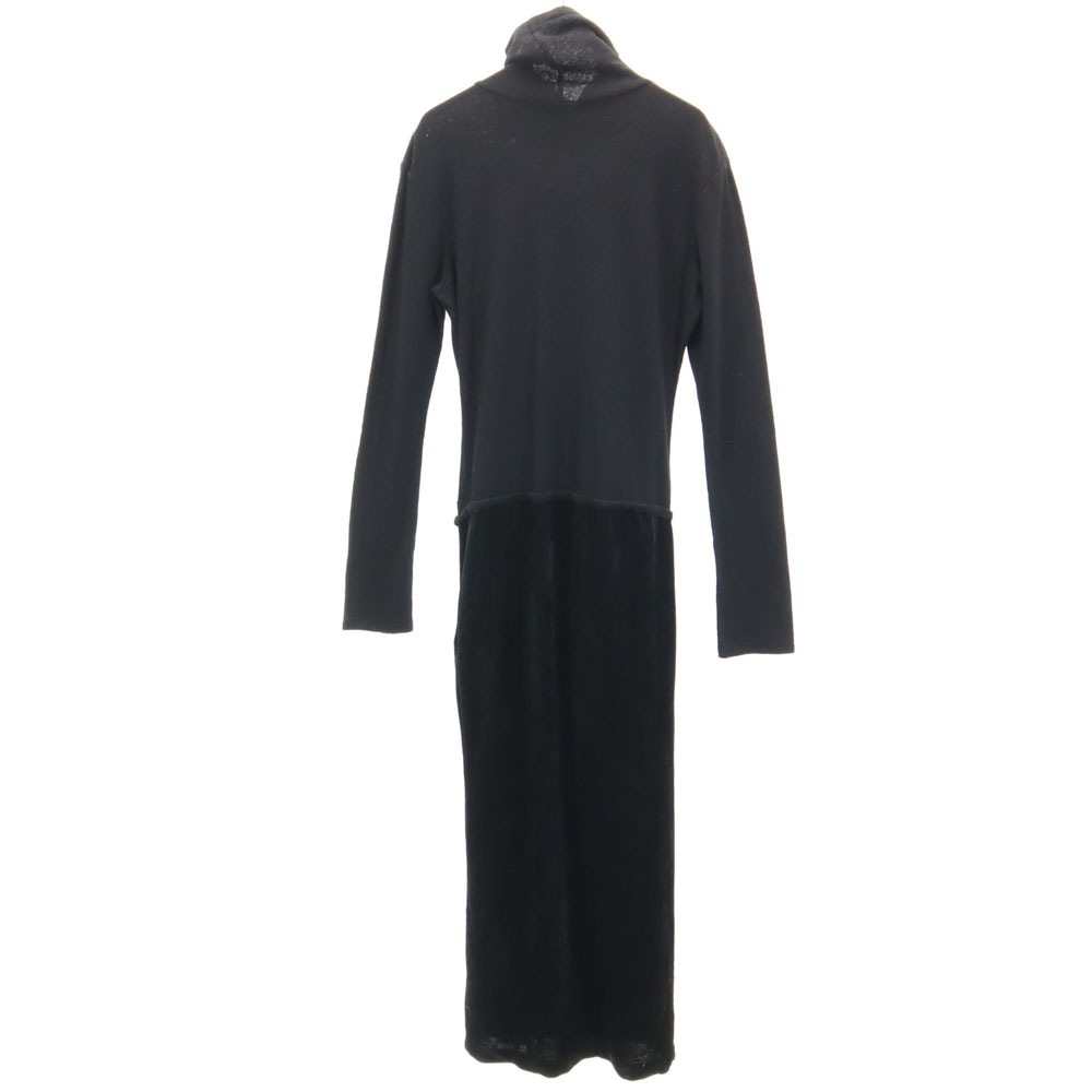 ワイズ 80s 日本製 ヴィンテージ 長袖 タートルネック ワンピース ブラック Ys レディース ワイズ 80s 日本製 ヴィンテージ 長袖 タートルネック ワンピース ブラック Ys レディース