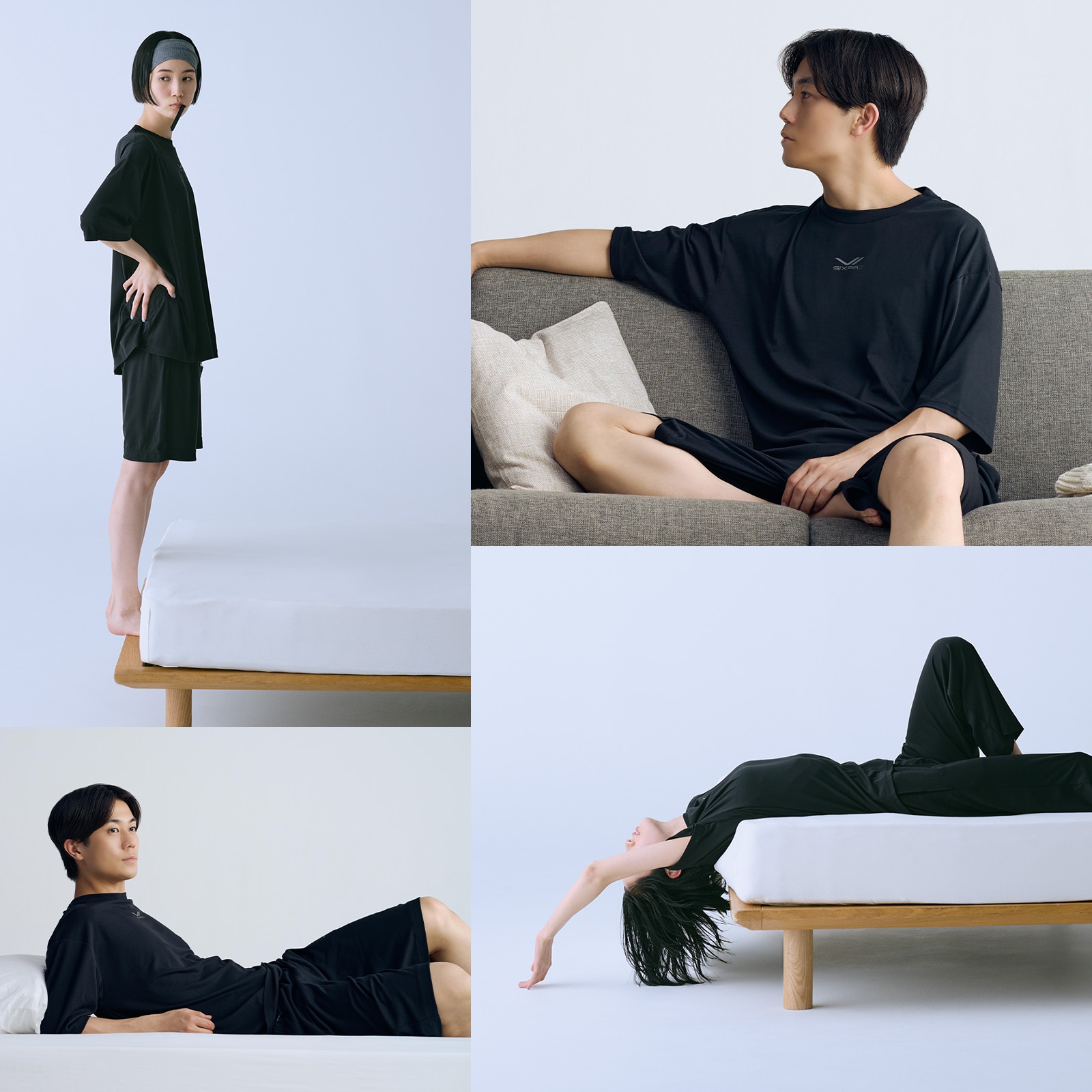 【SIXPAD公式】【着て寝るだけで質の高い「疲労回復」を実現】 シックスパッド リカバリーウェア スリープ パンツ (ハーフ丈) パジャマ 血行促進 疲労回復 ルームウェア 【SIXPAD公式】【着て寝るだけで質の高い「疲労回復」を実現】 シックスパッド リカバリーウェア スリープ パンツ (ハーフ丈) パジャマ 血行促進 疲労回復 ルームウェア