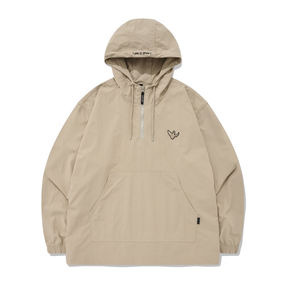 WHATITISNT [アウトレットムジンジャン] ANGEL ANORAK JACKET DARK BEIGE