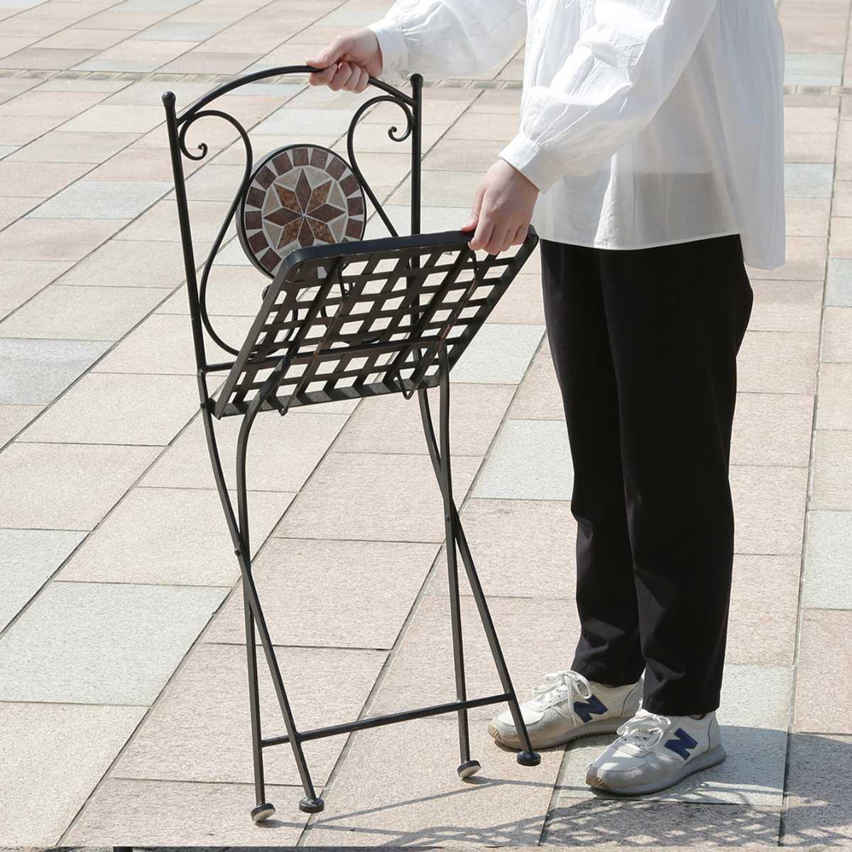 ガーデンチェア モザイクチェア 星柄 2脚セット ガーデン チェア 庭 椅子 フォールディングチェア 折りたたみ モザイク モザイク調 2脚 セット バルコニー 背もたれ ガーデンファニチャー ガーデンチェア モザイクチェア 星柄 2脚セット ガーデン チェア 庭 椅子 フォールディングチェア 折りたたみ モザイク モザイク調 2脚 セット バルコニー 背もたれ ガーデンファニチャー