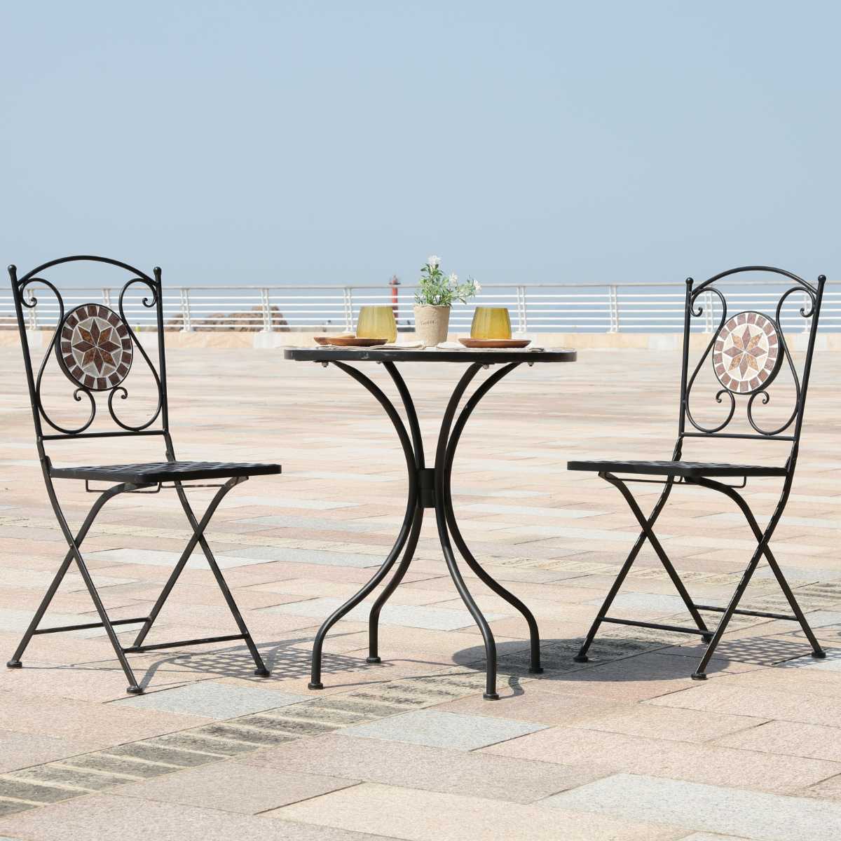 ガーデンチェア モザイクチェア 星柄 2脚セット ガーデン チェア 庭 椅子 フォールディングチェア 折りたたみ モザイク モザイク調 2脚 セット バルコニー 背もたれ ガーデンファニチャー ガーデンチェア モザイクチェア 星柄 2脚セット ガーデン チェア 庭 椅子 フォールディングチェア 折りたたみ モザイク モザイク調 2脚 セット バルコニー 背もたれ ガーデンファニチャー