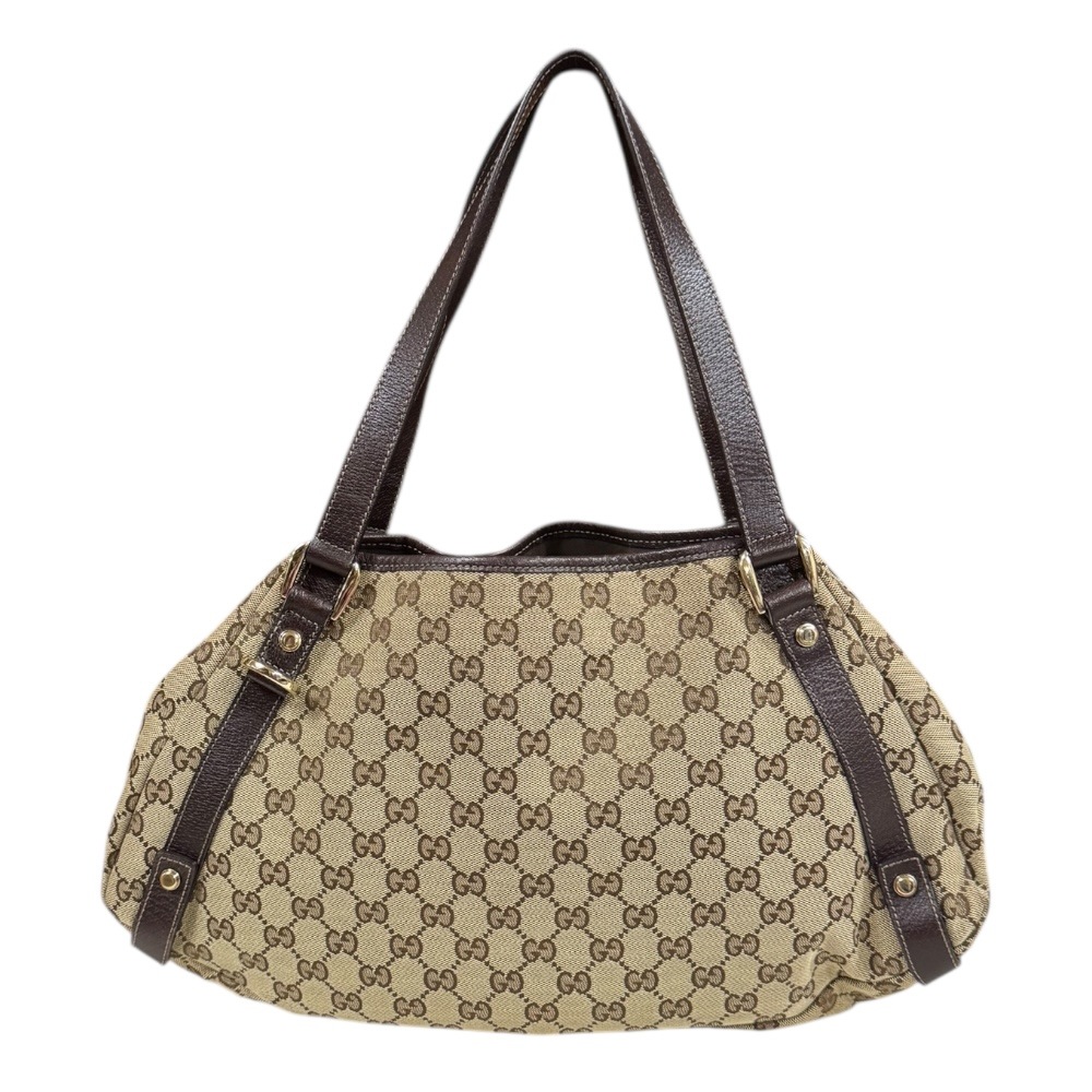 グッチ アビー トートバッグ GGキャンバス 130736 ベージュ GUCCI 中古 グッチ アビー トートバッグ GGキャンバス 130736 ベージュ GUCCI 中古