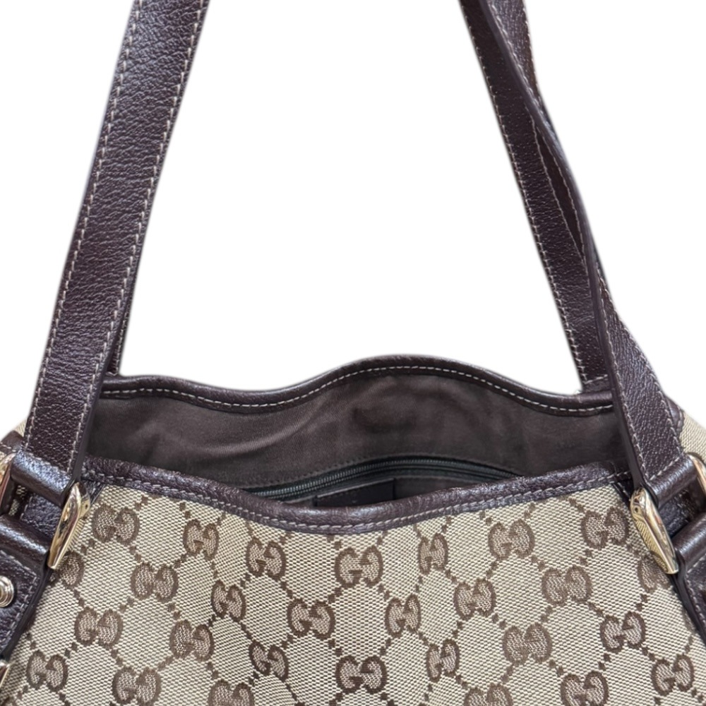 グッチ アビー トートバッグ GGキャンバス 130736 ベージュ GUCCI 中古 グッチ アビー トートバッグ GGキャンバス 130736 ベージュ GUCCI 中古