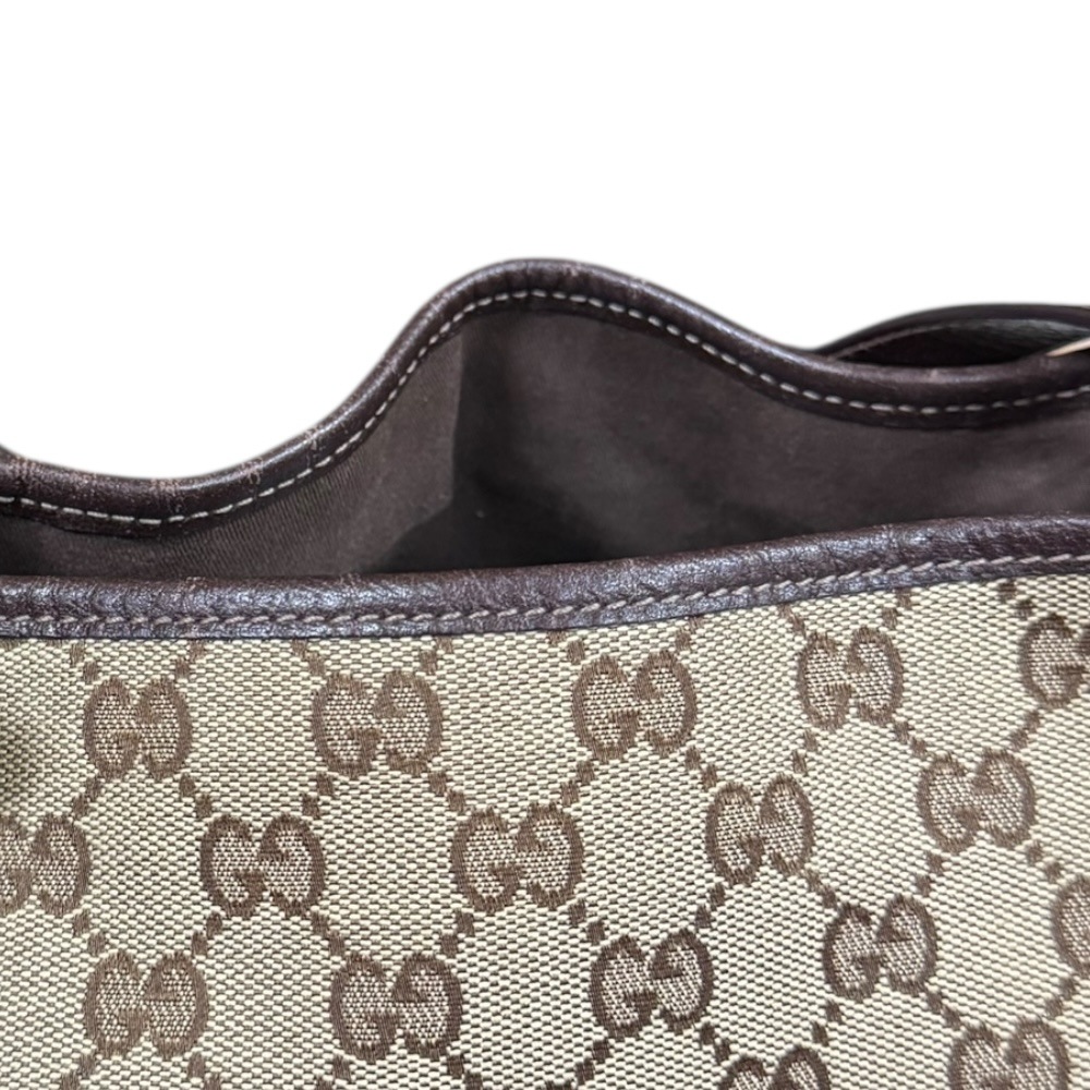 グッチ アビー トートバッグ GGキャンバス 130736 ベージュ GUCCI 中古 グッチ アビー トートバッグ GGキャンバス 130736 ベージュ GUCCI 中古