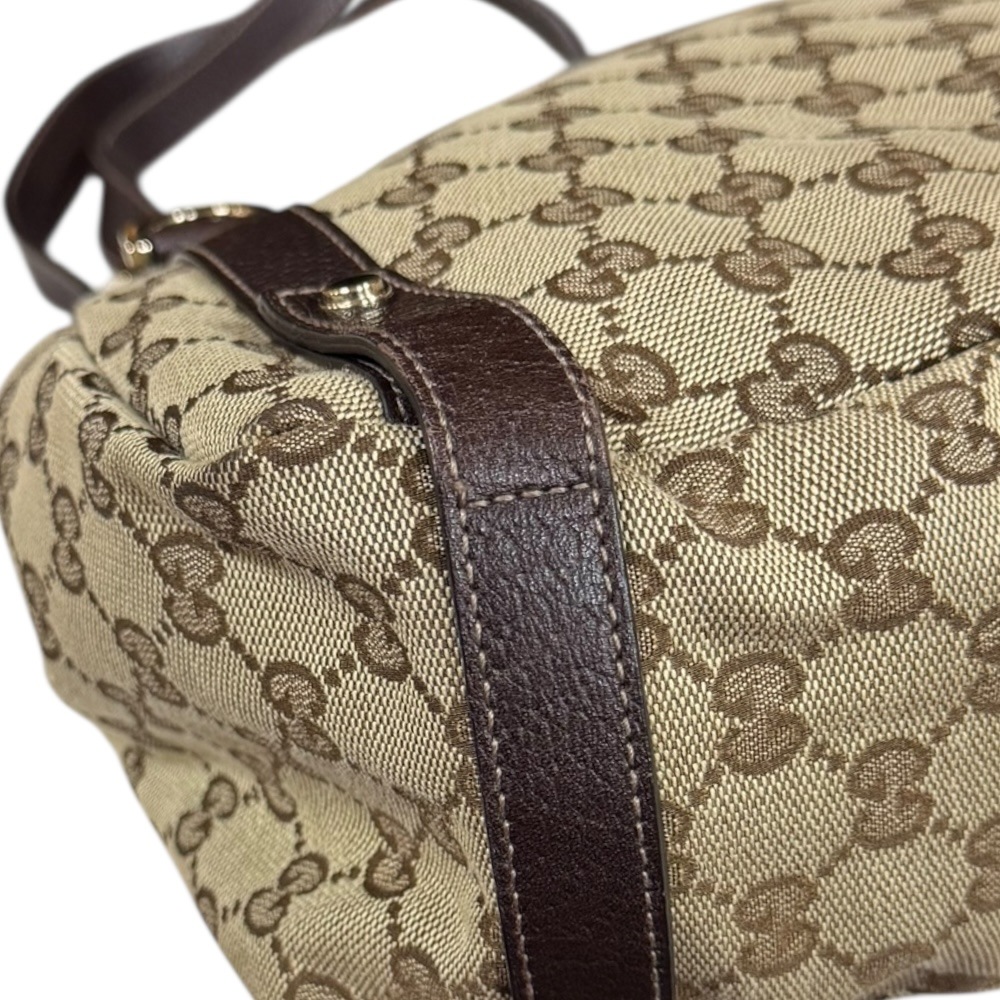 グッチ アビー トートバッグ GGキャンバス 130736 ベージュ GUCCI 中古 グッチ アビー トートバッグ GGキャンバス 130736 ベージュ GUCCI 中古