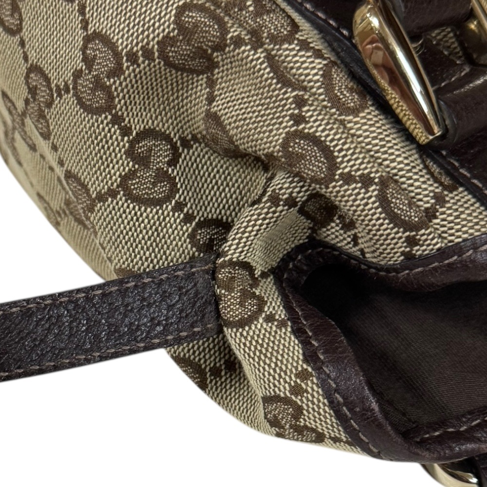 グッチ アビー トートバッグ GGキャンバス 130736 ベージュ GUCCI 中古 グッチ アビー トートバッグ GGキャンバス 130736 ベージュ GUCCI 中古