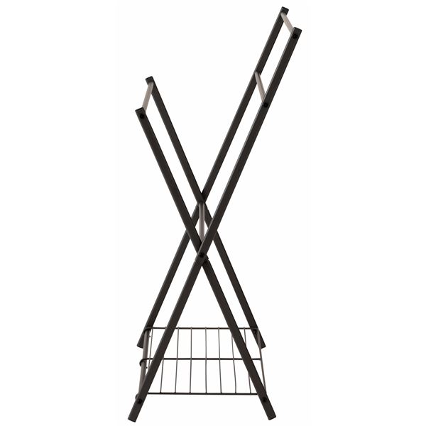 フォールディングハンガー ダークグレー 約W58xD38.5xH88.5cm