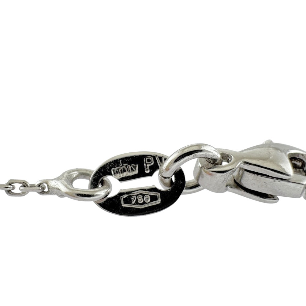 ポンテヴェキオ ネックレス 18金 K18ホワイトゴールド ダイヤモンド Ponte Vecchio 中古 美品