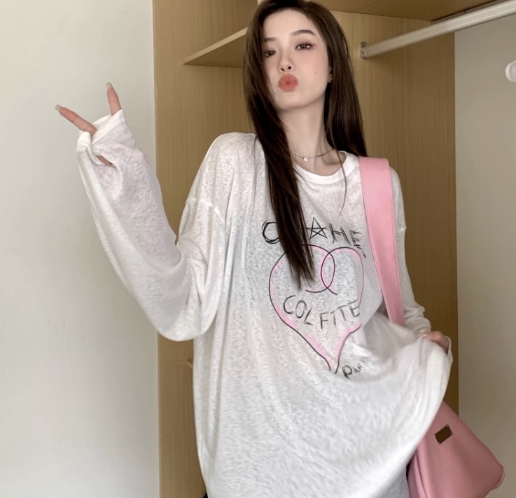 トップス シャツ カットソー プルオーバー 白シャツ 白トップス ロングTシャツ 袖あり 長袖 萌袖 ラウンドネック 襟なし シフォン 透け感 UVA 薄手 かわいい 大人可愛い カジュアル 大人 トップス シャツ カットソー プルオーバー 白シャツ 白トップス ロングTシャツ 袖あり 長袖 萌袖 ラウンドネック 襟なし シフォン 透け感 UVA 薄手 かわいい 大人可愛い カジュアル 大人