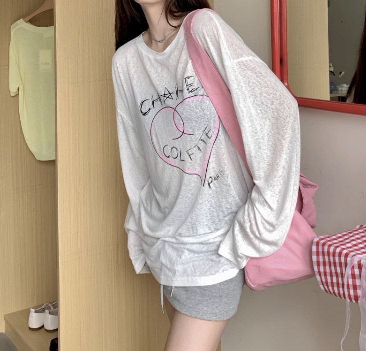 トップス シャツ カットソー プルオーバー 白シャツ 白トップス ロングTシャツ 袖あり 長袖 萌袖 ラウンドネック 襟なし シフォン 透け感 UVA 薄手 かわいい 大人可愛い カジュアル 大人 トップス シャツ カットソー プルオーバー 白シャツ 白トップス ロングTシャツ 袖あり 長袖 萌袖 ラウンドネック 襟なし シフォン 透け感 UVA 薄手 かわいい 大人可愛い カジュアル 大人