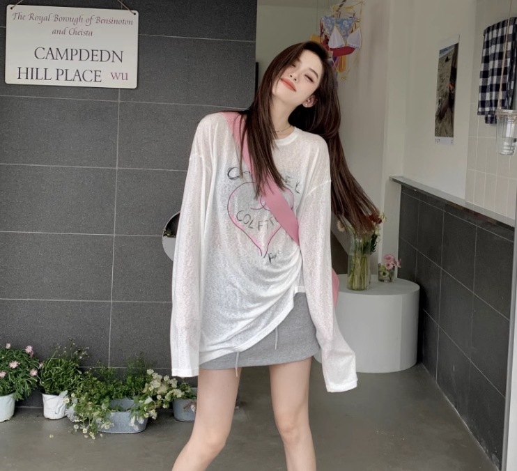 トップス シャツ カットソー プルオーバー 白シャツ 白トップス ロングTシャツ 袖あり 長袖 萌袖 ラウンドネック 襟なし シフォン 透け感 UVA 薄手 かわいい 大人可愛い カジュアル 大人 トップス シャツ カットソー プルオーバー 白シャツ 白トップス ロングTシャツ 袖あり 長袖 萌袖 ラウンドネック 襟なし シフォン 透け感 UVA 薄手 かわいい 大人可愛い カジュアル 大人