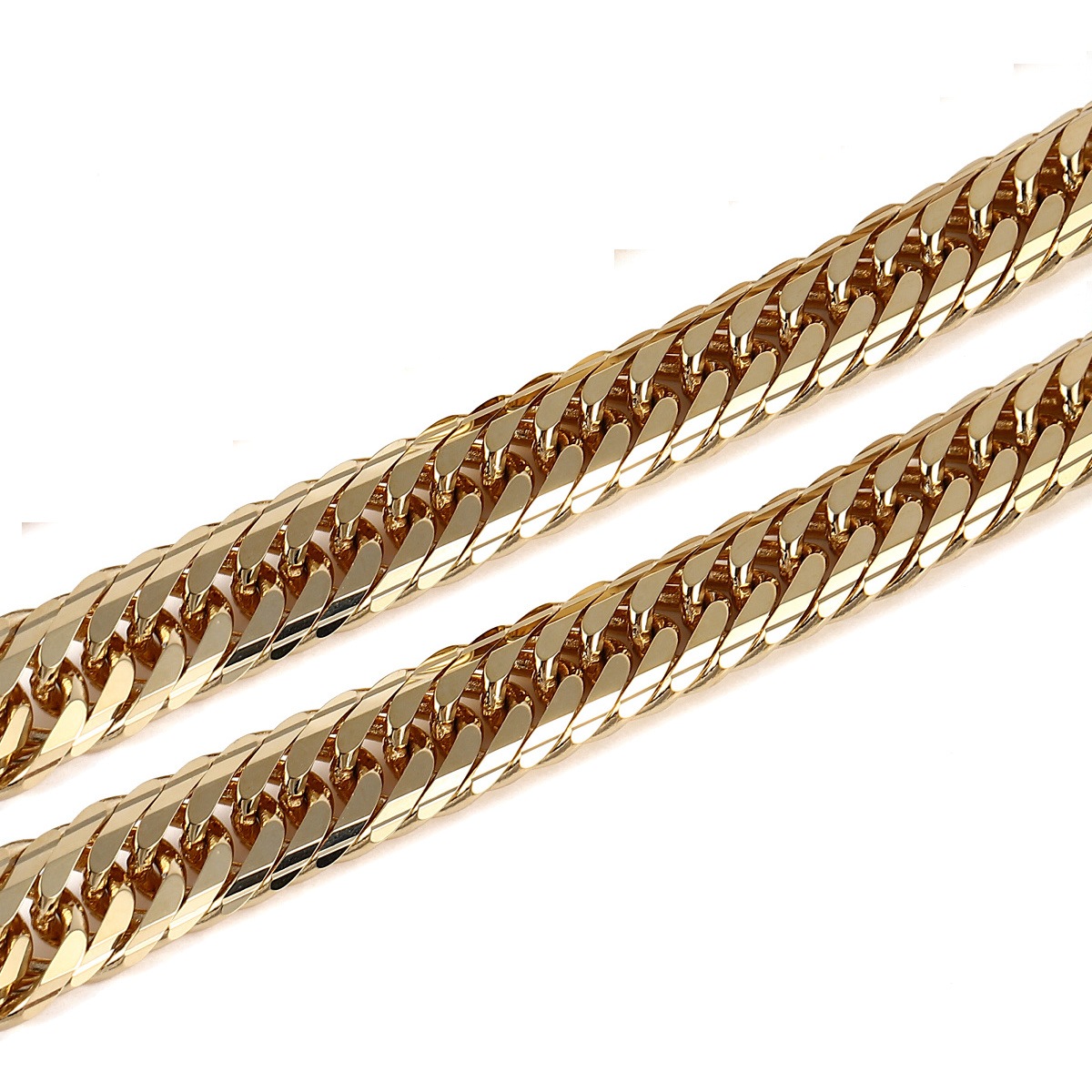 18金 喜平ブレスレット Mカット トリプル 20g 18cm メンズ レディース チェーン 造幣局検定マーク刻印入 ゴールド ジュエリー k18 アクセサリー