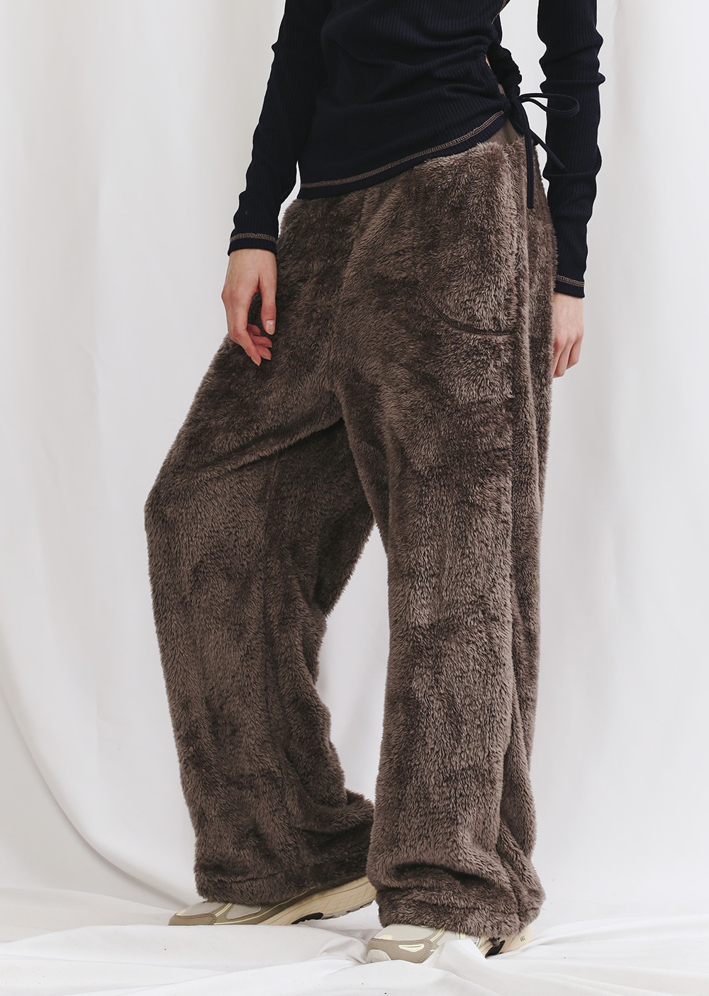 【ROCCI ROCCI】 SHERPA FLEECE 2-WAY PANTS : 2COLORS 【ROCCI ROCCI】 SHERPA FLEECE 2-WAY PANTS : 2COLORS