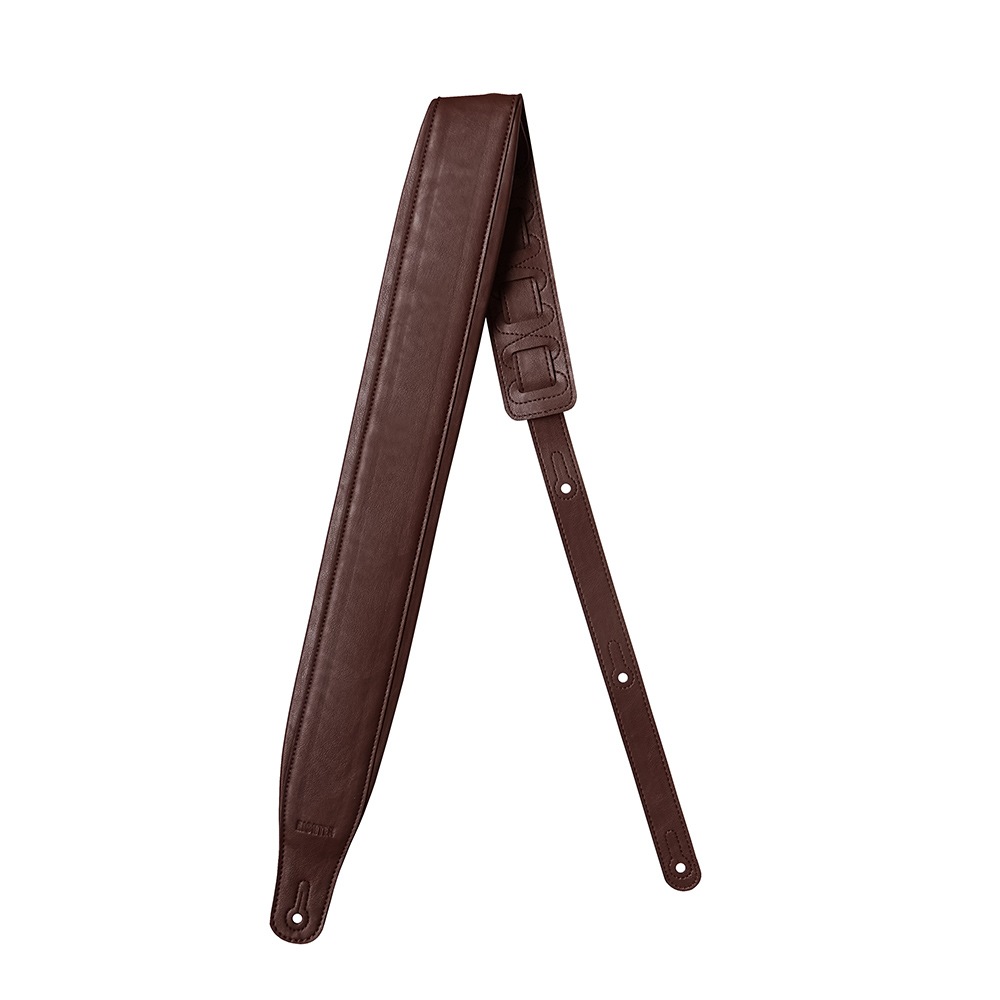Richterシリーズ Backline ギターストラップ 1648 茶色 合成皮革 幅を広げて軽量化 Richterシリーズ Backline ギターストラップ 1648 茶色 合成皮革 幅を広げて軽量化
