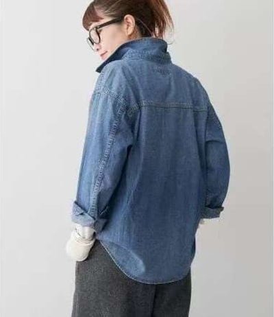 新品Spick&span ライトオンデニムシャツ WEB限定追加》ライトオンスデニムシャツ | スピック＆スパン