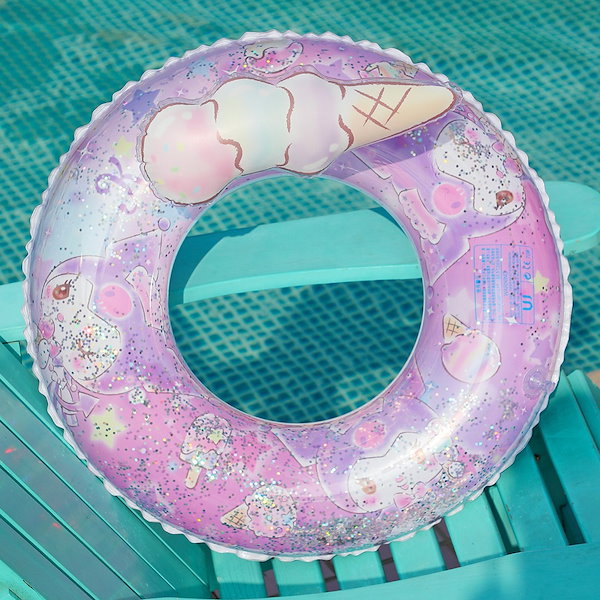 Qoo10] キティちゃん 浮き輪 クロミ 浮き輪の子