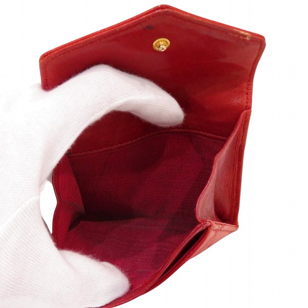 美品】CHANEL ビコローレ ココマーク ステッチ ポーチ ブラウン 【公式