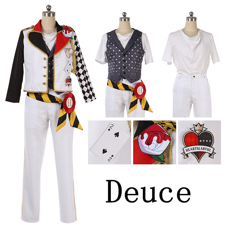 【予約商品】赤字販売 コスチューム コスプレ衣装 Trey Riddle Deuce Cater Ace HEARTSLABYUL寮 ツイステ
