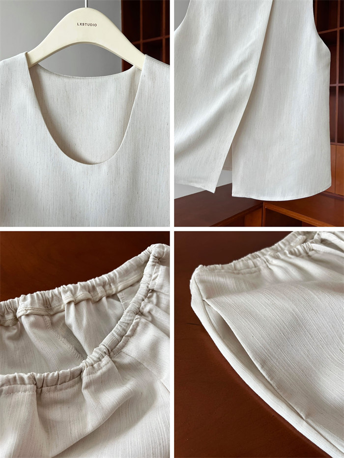 セットアップ リネン 麻 レディース カジュアル 夏 春 ワイドパンツ きれいめ ノースリーブ 袖なし ブラウス 上下セット 2点セット パンツ ワイド ロング ゆったり 涼しい 着痩 セットアップ リネン 麻 レディース カジュアル 夏 春 ワイドパンツ きれいめ ノースリーブ 袖なし ブラウス 上下セット 2点セット パンツ ワイド ロング ゆったり 涼しい 着痩