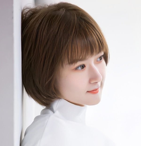 Qoo10] 前髪ウィッグ ショート 自然 おしゃれ