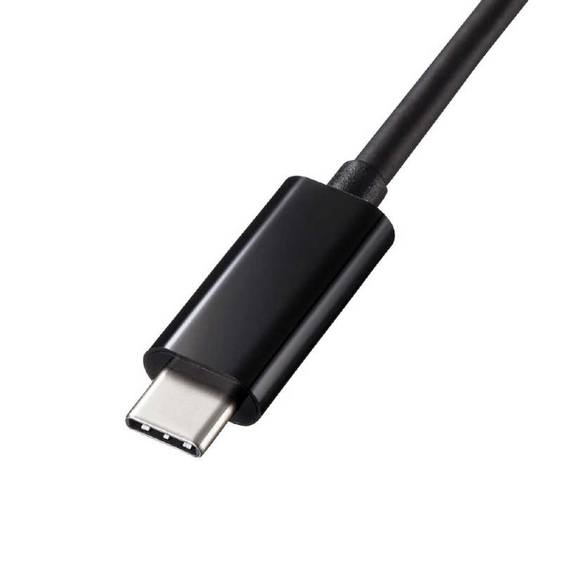 サンワサプライ　[USB-C オスメス LAN / USB-Ax2 / USB-C] USB PD対応 変換アダプタ　USB-3TCH20BK