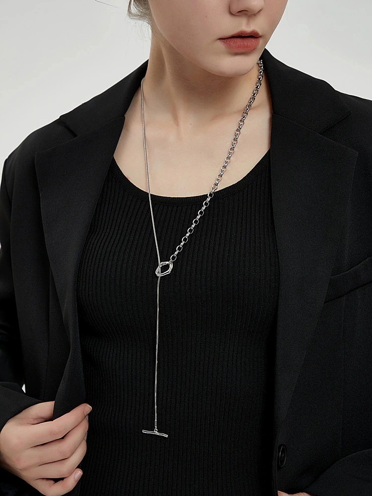 【20点セット】【急速出荷】ネックレス 3WAY仕様 マンテルネックレス ロングネックレス チェーン 83cm ハワイアン サージカルステンレス ステンレス シルバー ゴールド k 仕上 ニッケルフリ