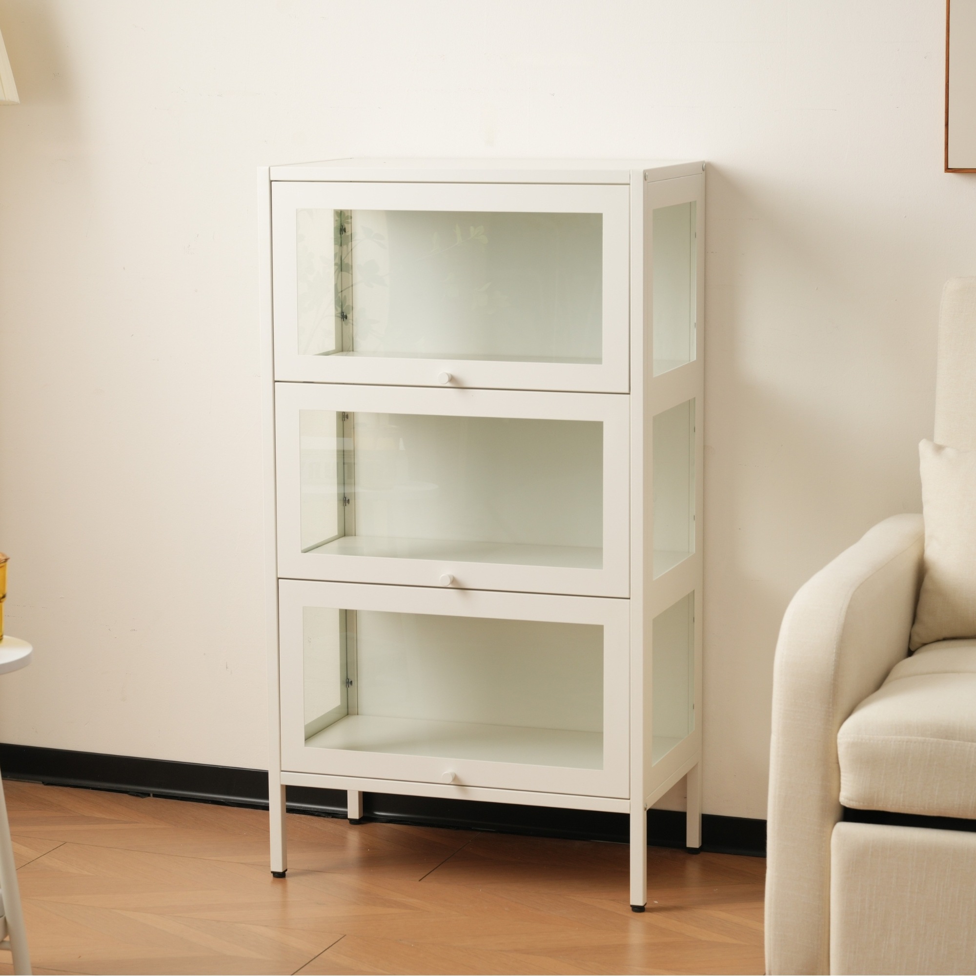 447コレクションケース コレクションシェルフ ガラスディスプレイキャビネット おしゃれ 強化ガラス サイズ:幅60*奥行35*高さ110CM ホワイト 447コレクションケース コレクションシェルフ ガラスディスプレイキャビネット おしゃれ 強化ガラス サイズ:幅60*奥行35*高さ110CM ホワイト