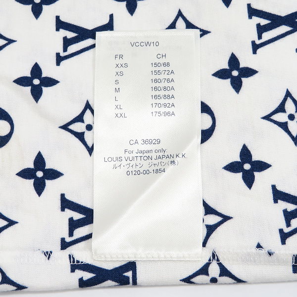 LV エスカル プリンテッド Tシャツ モノグラム 1A8QDI レディース ホワイト 中古 【アパレル小物】